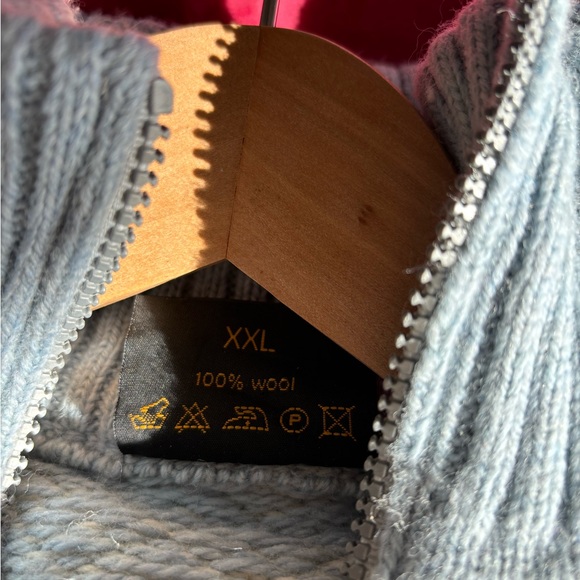 Levandi Norwegian 100% wool vintage ski sweater - Picture 5 of 15